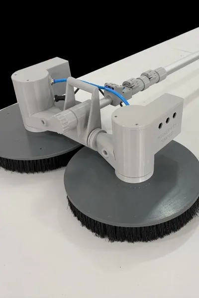 ATA DİSK35 (Domestic Battery-Powered Twin-Disc Solar Panel Cleaning Brush) - image 1